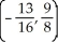 <strong>Find the point of intersection of the lines 2x + 3y = -5 and 6x - 7y = 3.</strong> A) B) C) D) E) These lines do not intersect.
