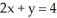 <strong>Find the line that passes through the point (0, 1) and through the point of intersection of the two lines and .</strong> A) y = x + 1 B) y = x + 1 C) 3y = x + 3 D) y = 1 - x E) y = - x - 1