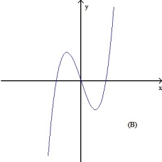 <strong>Which of the graphs below are functions of x? </strong> A) only graphs (a), (b), and (d) B) only graph (a) C) only graphs (a) and (b) D) graphs (a), (b), (c), and (d) E) None of the above graphs are functions of x.