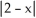 Sketch the graph of the function f(x) = 1 - .