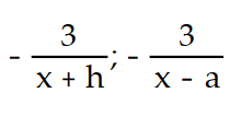 <strong>Simplify the difference quotients and for the following function. Rationalize the numerator when necessary. -f(x) = </strong> A) B) C) D)