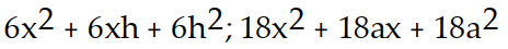 <strong>Simplify the difference quotients and for the following function. Rationalize the numerator when necessary. -f(x) = 6 </strong> A) B) C) D)