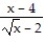 <strong>Use the table of values of f to estimate the limit. -Let f(x) = , find f(x). </strong> A) B) C) D)