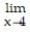 <strong>Use the table of values of f to estimate the limit. -Let f(x) = , find f(x). </strong> A) B) C) D)