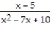 <strong>Use the table of values of f to estimate the limit. -Let f(x) = , find f(x). </strong> A) B) C) D)