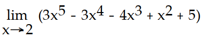<strong>Find the limit. - </strong> A) 41 B) -167 C) -7 D) -103