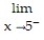 <strong>Determine the limit by sketching an appropriate graph. - f(x), where f(x)= </strong> A) -20 B) -4 C) 21 D) -3