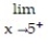 <strong>Determine the limit by sketching an appropriate graph. - f(x), where f(x) = </strong> A) -3 B) 11 C) -4 D) -30