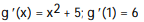 <strong>Calculate the derivative of the function. Then find the value of the derivative as specified. -g(x) = x<sup>3</sup> + 5x; (1)</strong> A) B) C) D)