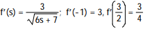 <strong>Use limits to find the derivative function for the given function f. Then evaluate (a) for the given values of a. -f(s) = ; a = -1, </strong> A) B) C) D)