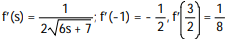 <strong>Use limits to find the derivative function for the given function f. Then evaluate (a) for the given values of a. -f(s) = ; a = -1, </strong> A) B) C) D)
