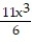 <strong>Find the second derivative. -y = - 6</strong> A) 11x B) 11x - 6 C) D) x