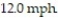 <strong>Solve the problem. -The power P (in W) generated by a particular windmill is given by where V is the velocity of the wind (in mph). Find the instantaneous rate of change of power with respect to velocity when the velocity is </strong> A) 14.4 W/mph B) 0.5 W/mph C) 51.8 W/mph D) 6.5 W/mph