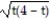 Determine whether the function satisfies the hypotheses of the Mean Value Theorem for the given interval. -s(t) = ,