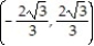 <strong>Find the largest open interval where the function is changing as requested. -Decreasing f(x) = x<sup>3</sup> - 4x</strong> A) B) C) D)