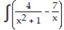 Find the most general antiderivative.       -  dx