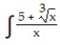 Determine the indefinite integral. Check your work by differentiation. - dx
