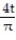 Solve the problem. -Given the velocity and initial position of a body moving along a coordinate line at time t, find the body's position at time t. v = sin , s( ) = 2