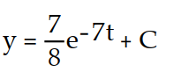<strong>Find the general solution of the equation. Express the solution explicitly as a function of the independent variable. - </strong> A) B) C) D) y = 56 + C