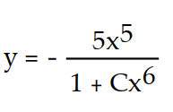 <strong>Find the general solution of the equation. Express the solution explicitly as a function of the independent variable. - </strong> A) B) C) D)