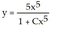 <strong>Find the general solution of the equation. Express the solution explicitly as a function of the independent variable. - </strong> A) B) C) D)