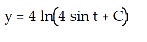 <strong>Find the general solution of the equation. Express the solution explicitly as a function of the independent variable. - </strong> A) B) C) D)