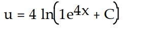 <strong>Find the general solution of the equation. Express the solution explicitly as a function of the independent variable. - </strong> A) B) C) D)