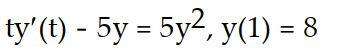 <strong>Solve the initial value problem, if possible. - </strong> A) y = B) y = C) Not separable D) y =