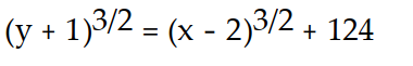 <strong>Solve the initial value problem and leave the solution in implicit form. - (x) = , y( 3) = 24</strong> A) B) C) D)