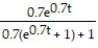 <strong>Solve the problem. -The spread of a cold virus can be modeled using logistic equations. The key assumption is that at any given time, a fraction y of the population, where 0 ≤ y ≤ 1, has the virus, while the remaining fraction 1-y does not. Furthermore, the cold virus spreads by interactions between those who have it and those who do not. The number of such interactions is proportional to y(1 - y). Therefore, the equation that describes the spread of the virus is where k is a positive real number. Assume k = 0.7 and solve the initial value problem where the number of people who initially have the cold virus is y(0) = 0.3 </strong> A) y = B) y = C) y = D) y =