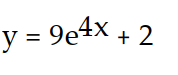 <strong>Solve the initial value problem. - (t) = 4y - 8, y(0) = 11</strong> A) B) C) D)