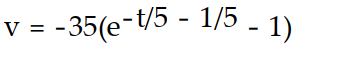 <strong>Solve the initial value problem. - (t)+ = 7, v(-1) = 0</strong> A) B) C) D)