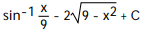 <strong>Choose the one alternative that best completes the statement or answers the question. Evaluate the integral - </strong> A) B) C) D)