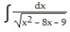 <strong>Choose the one alternative that best completes the statement or answers the question. Evaluate the integral - </strong> A) B) C) D)