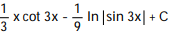 <strong>Evaluate the integral. - 3x dx</strong> A) B) C) D)