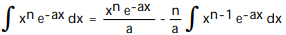 <strong>Use integration by parts to establish a reduction formula for the integral. - </strong> A) B) C) D)