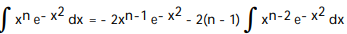<strong>Use integration by parts to establish a reduction formula for the integral. - </strong> A) B) C) D)