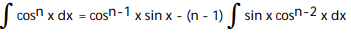 <strong>Use integration by parts to establish a reduction formula for the integral. - </strong> A) B) C) D)