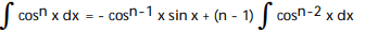 <strong>Use integration by parts to establish a reduction formula for the integral. - </strong> A) B) C) D)