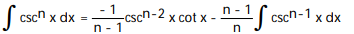 <strong>Use integration by parts to establish a reduction formula for the integral. - , n \neq 1</strong> A) B) C) D)