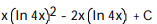 <strong>Evaluate the integral by using a substitution prior to integration by parts. - </strong> A) B) C) D)