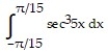<strong>Evaluate the integral. - Give your answer in exact form.</strong> A) B) C) D)