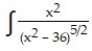 Integrate the function. -  dt