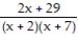 Give the appropriate form of the partial fraction decomposition. -