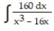 Express the integrand as a sum of partial fractions and evaluate the integral. -