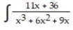 Express the integrand as a sum of partial fractions and evaluate the integral. - dx