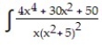 Express the integrand as a sum of partial fractions and evaluate the integral. - dx