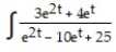 Evaluate the integral. -dt  
