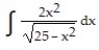 Evaluate the integral. - 
