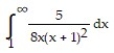 Evaluate the improper integral or state that it is divergent. -
